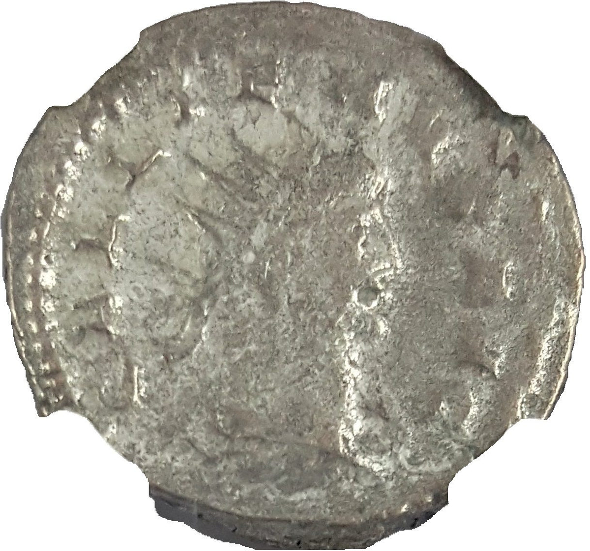 Gallienus (AD 253–268) Roman Empire AR Antoninianus NGC F representative stock photograph 3