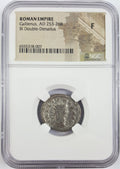 Gallienus (AD 253–268) Roman Empire AR Antoninianus NGC F representative stock photograph