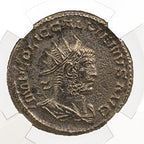 Gallienus BI Double-Denarius AD 253-268 NGC VF Ancient Roman Coin — image 2