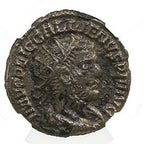 Gallienus BI Double-Denarius AD 253-268 NGC XF Ancient Roman Coin — image 2