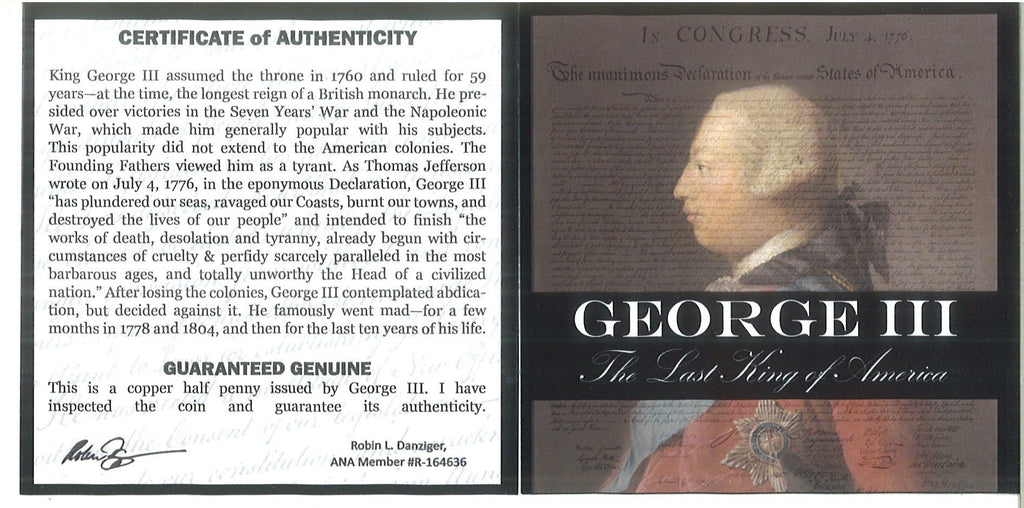 The Last King of America: George III Mini Album - image 7