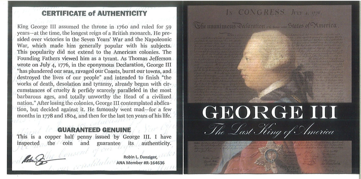 The Last King of America: George III Mini Album - image 7