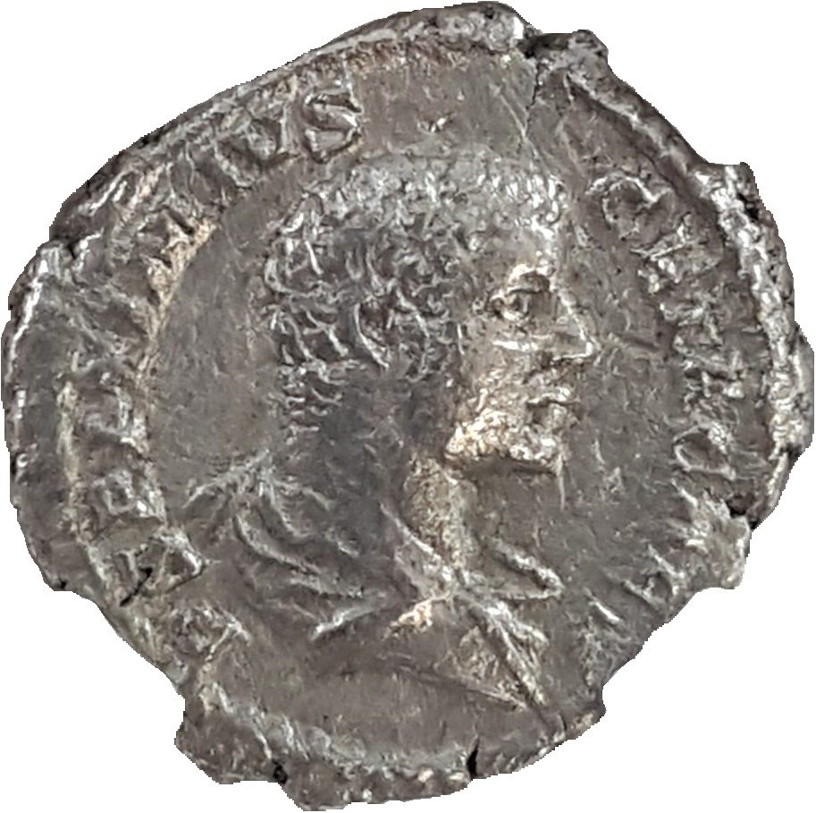 Geta Silver Denarius Roman Emperor AD 209-211 NGC F Ancient — image 2