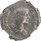 Geta Silver Denarius Roman Emperor AD 209-211 NGC F Ancient — image 2