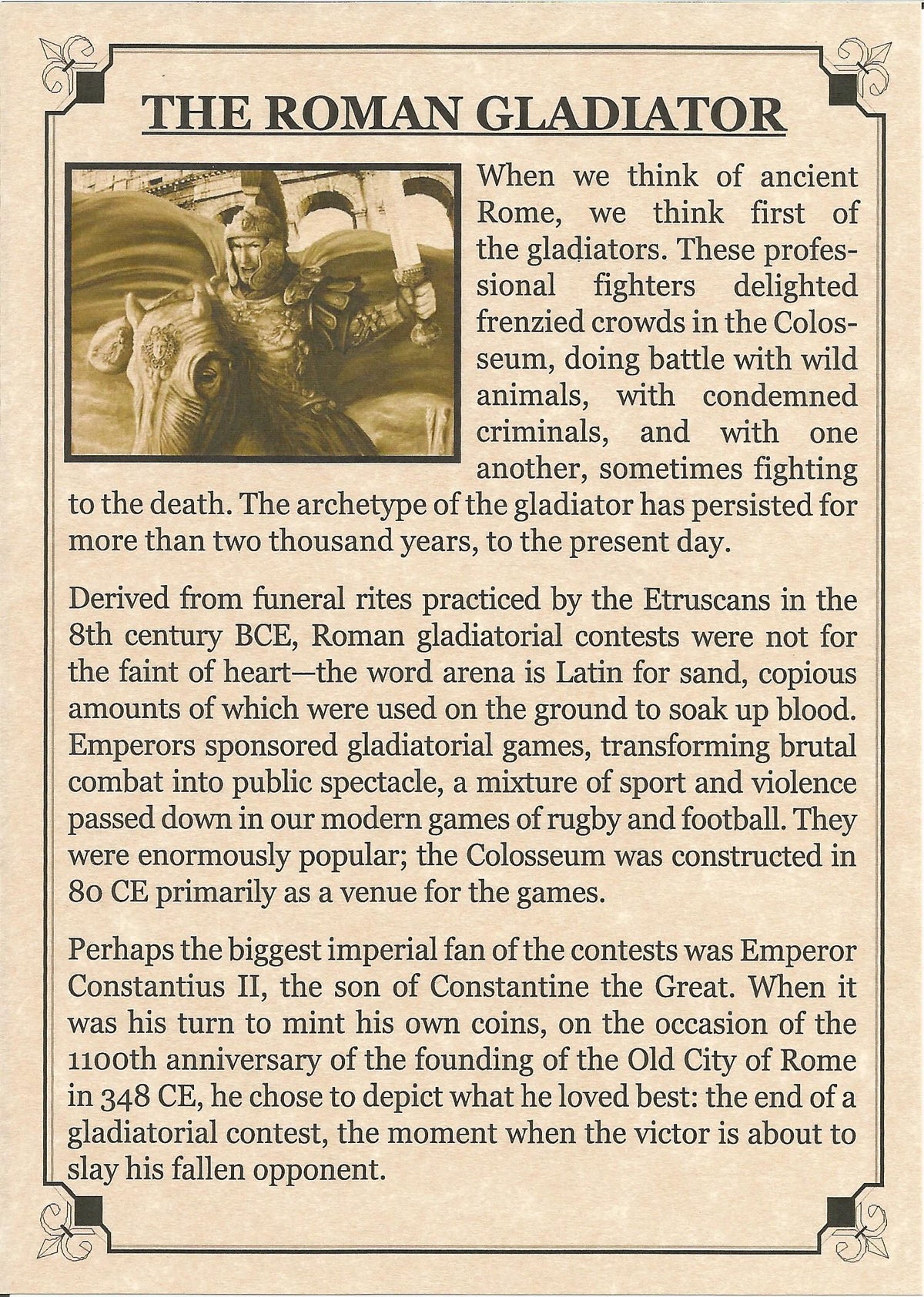 Gladiator: Roman Coin of Emperor Constantius II (Album) - image 3
