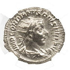 Gordian III (AD 238–244) Roman Empire AR Antoninianus NGC XF representative stock photograph 3