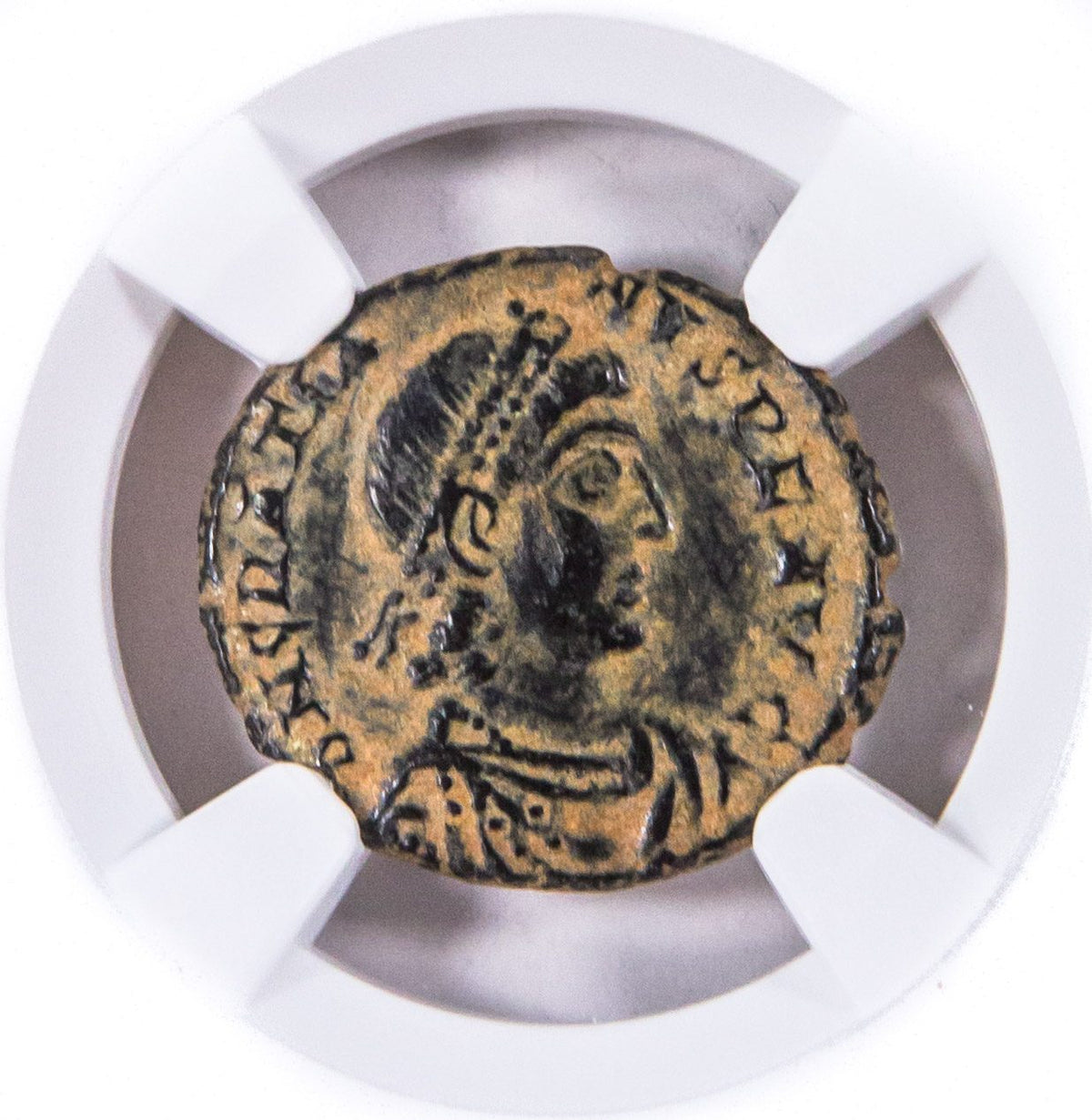 Gratian AE3 Nummus AD 367-383 NGC VF Ancient Roman Coin — image 2