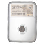 Gratian AE4 Nummus AD 367-383 NGC XF Ancient Roman Coin