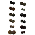 The Greek World: Box of 12 Bronze Coins from the Time of Ancient Greece (wooden - image 2