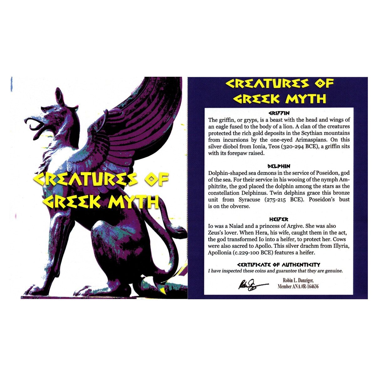 Creatures of Greek Myth (Three-Coin Box) - image 3