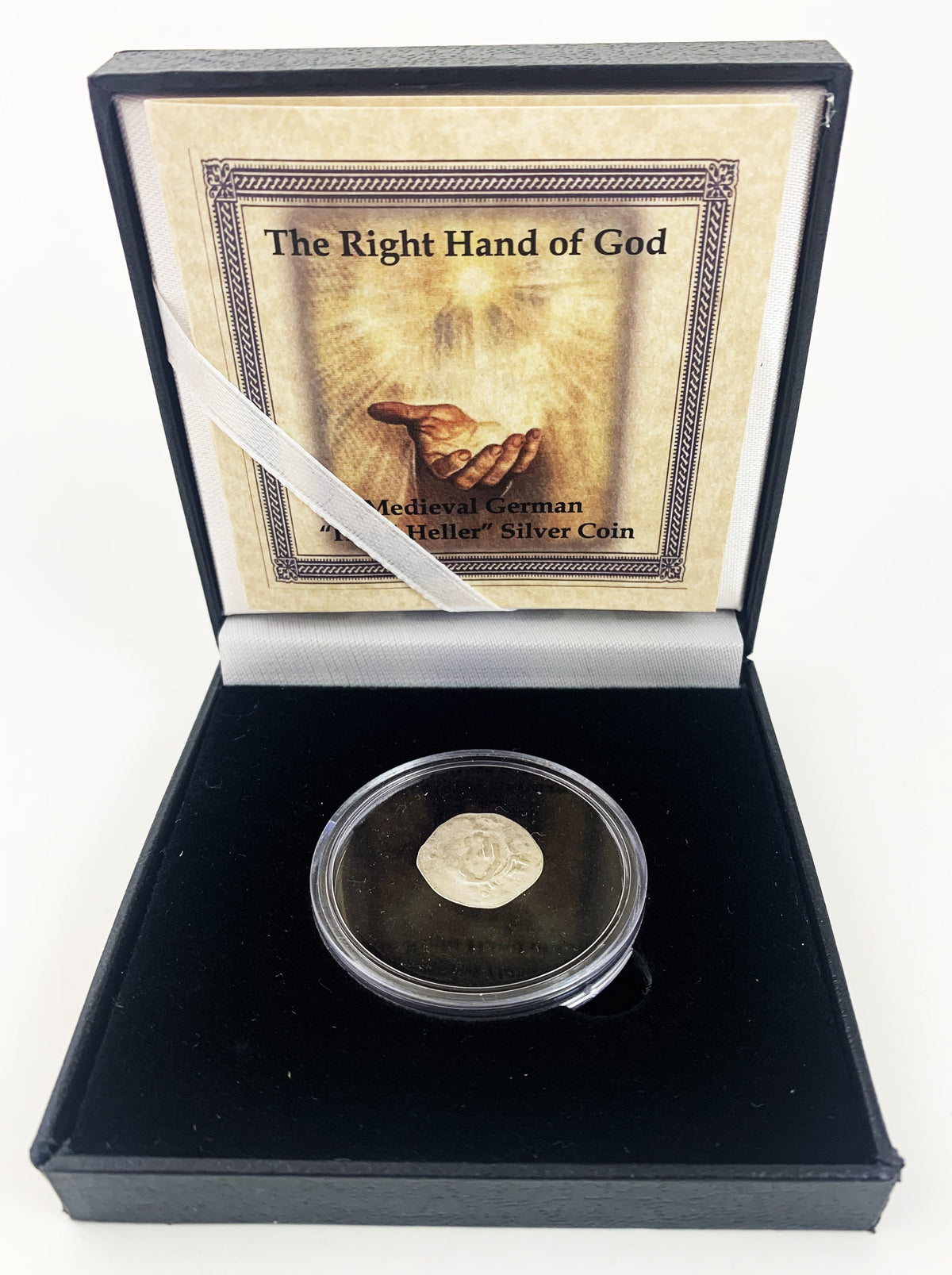 Hand of God: Medieval Silver Hand Heller (low grade) (Black Box)