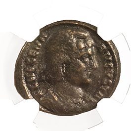 Helena BI Nummus AD 324-328/30 NGC F Ancient Roman Coin — image 2