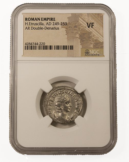 Herennia Etruscilla Silver Antoninianus NGC VF Ancient Roman Coin