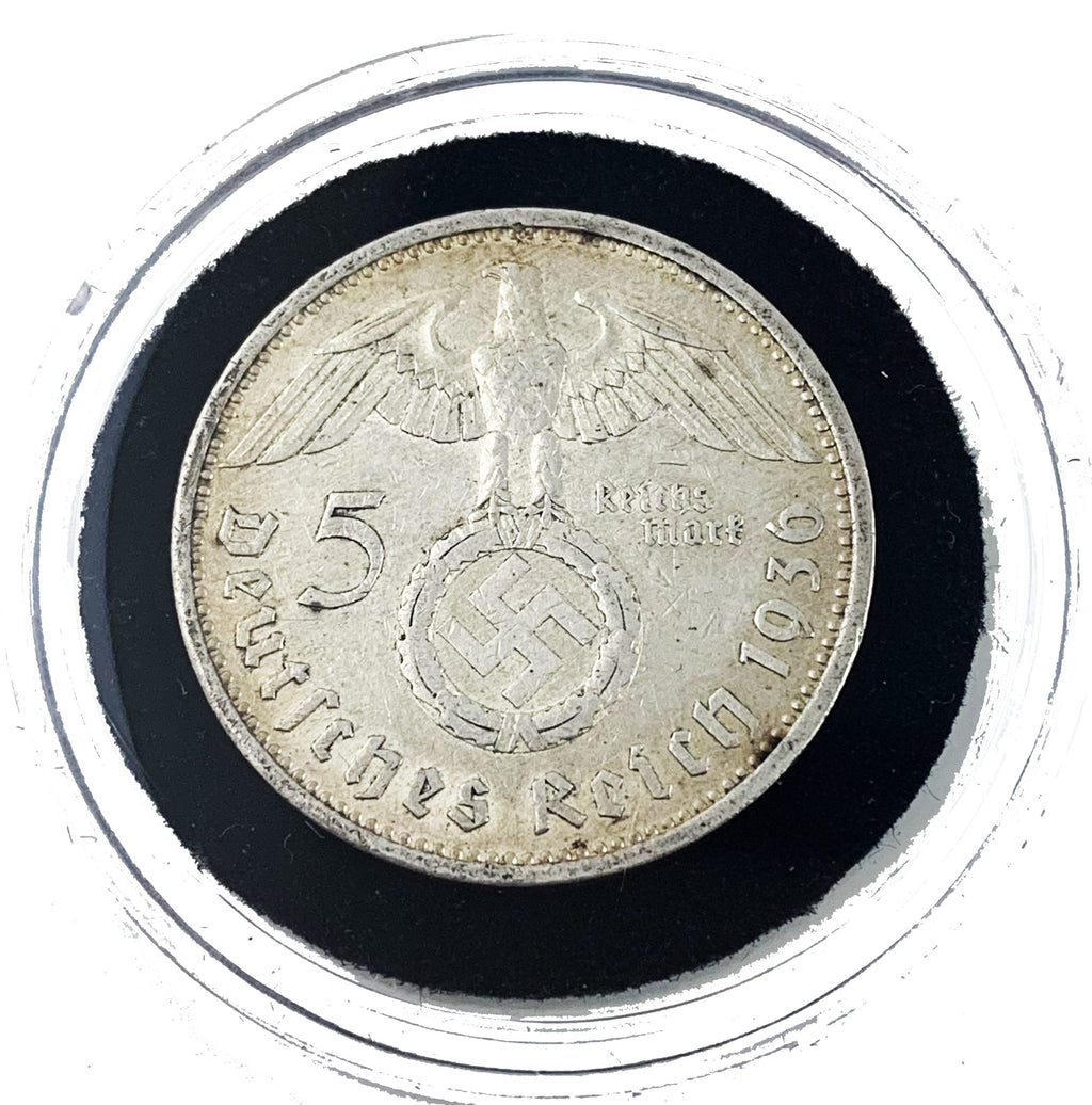 Adolph Hitler: Silver 5 Reichsmark Box (black box) - image 4
