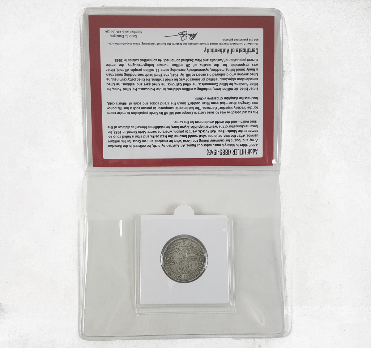 Hitler: One Silver Coin (Mid-Sized Album) - image 4