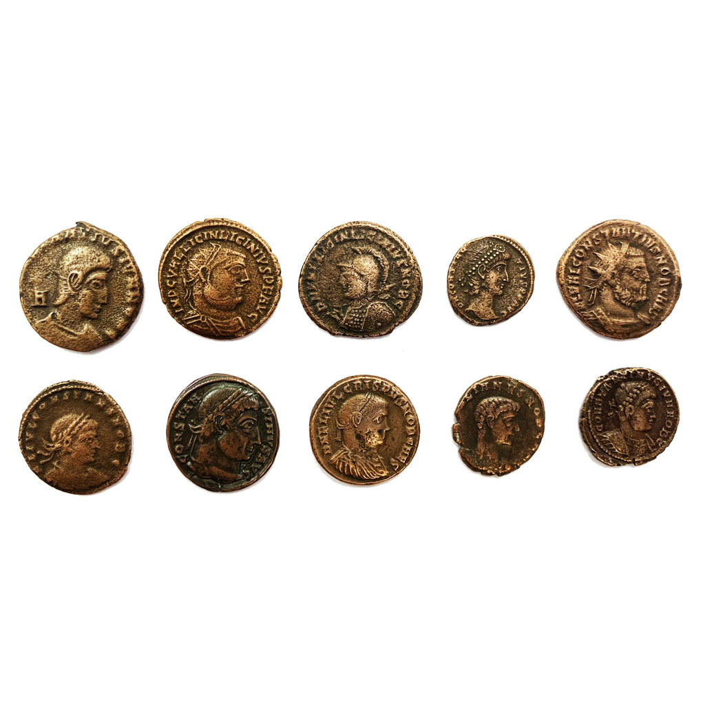 House of Constantine: A Collection of 10 Roman Bronze Coins - image 3