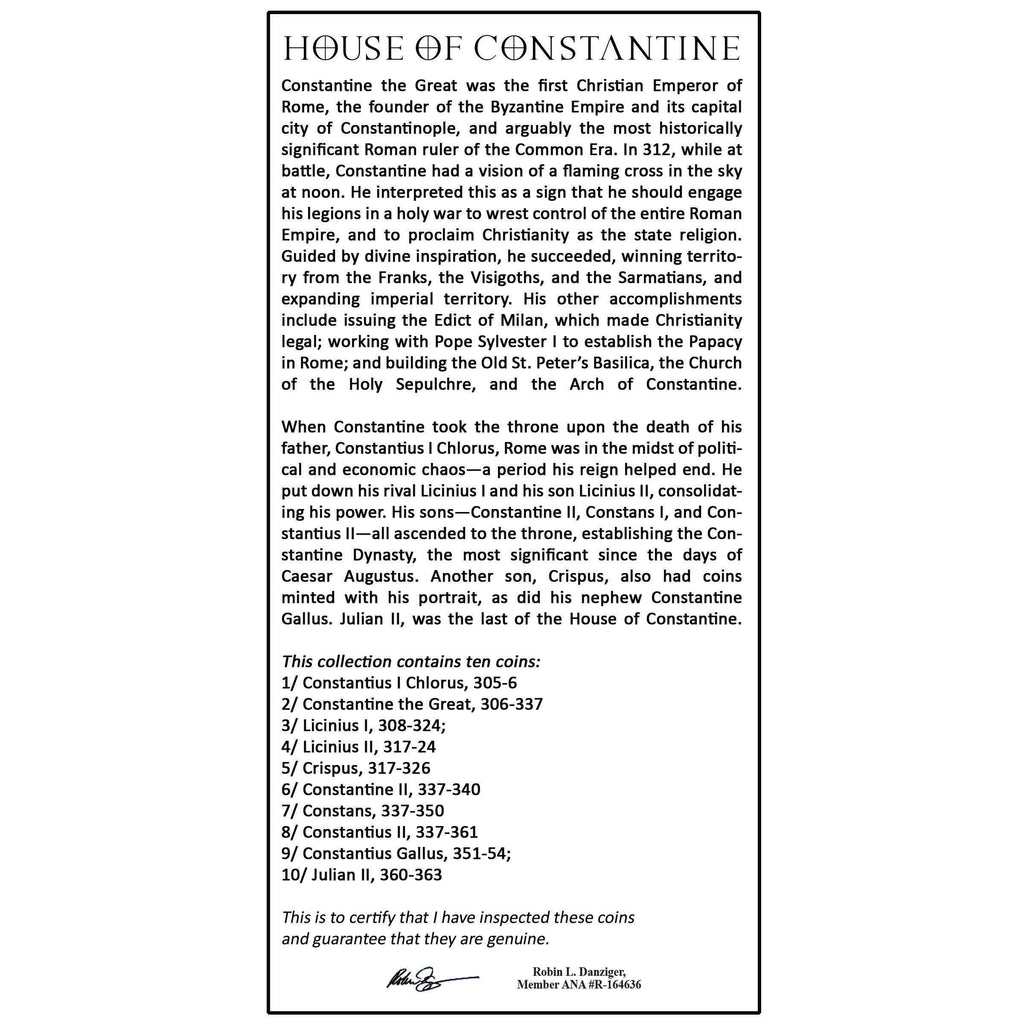 House of Constantine: A Collection of 10 Roman Bronze Coins - image 5