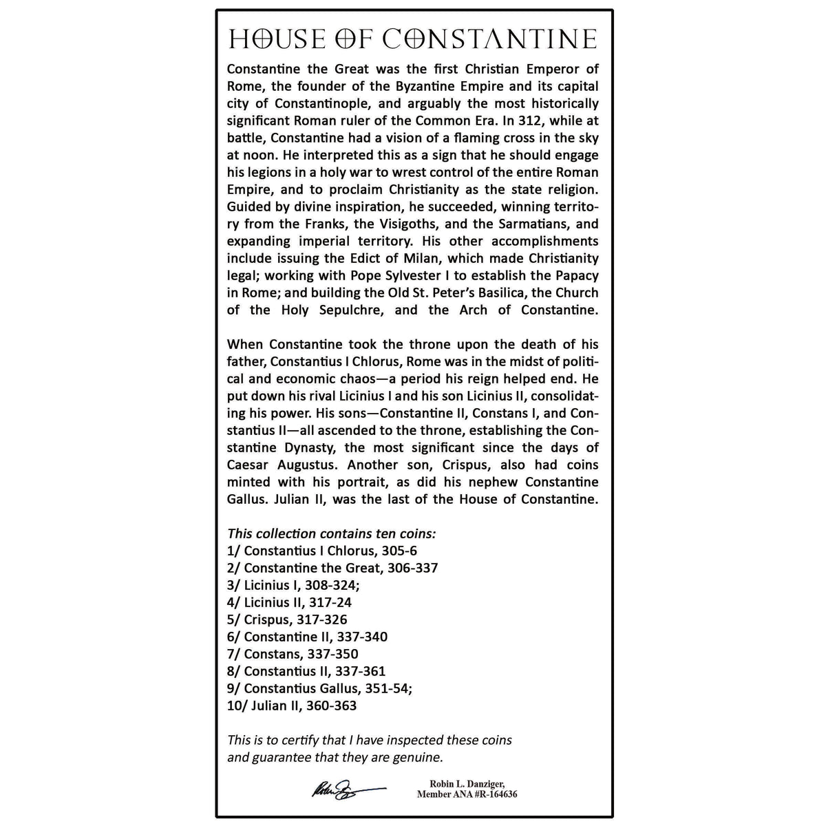 House of Constantine: A Collection of 10 Roman Bronze Coins - image 5