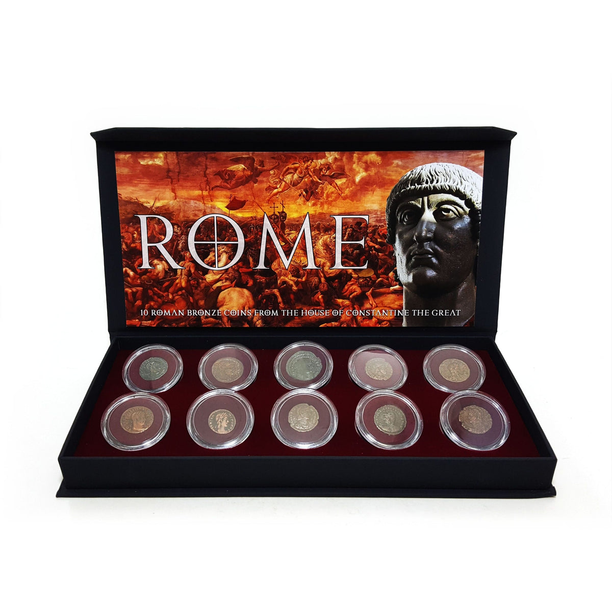 House of Constantine: A Collection of 10 Roman Bronze Coins - image 2