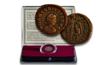 Virgin Mary Coin: Bronze Coin from the Reign of Emperor Arcadius (Clear Box) - image 2