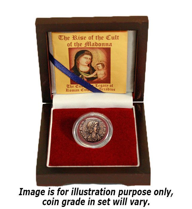 The Rise of the Cult of the Madonna: A Roman Bronze Coin (One-Coin Box) - image 2