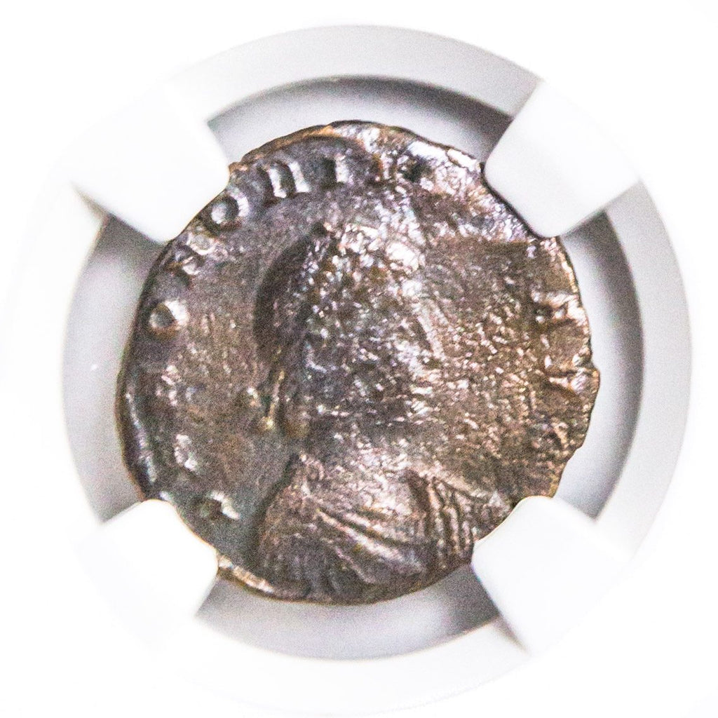 Honorius AE Nummus AD 393-423 NGC F Ancient Roman Coin — image 2
