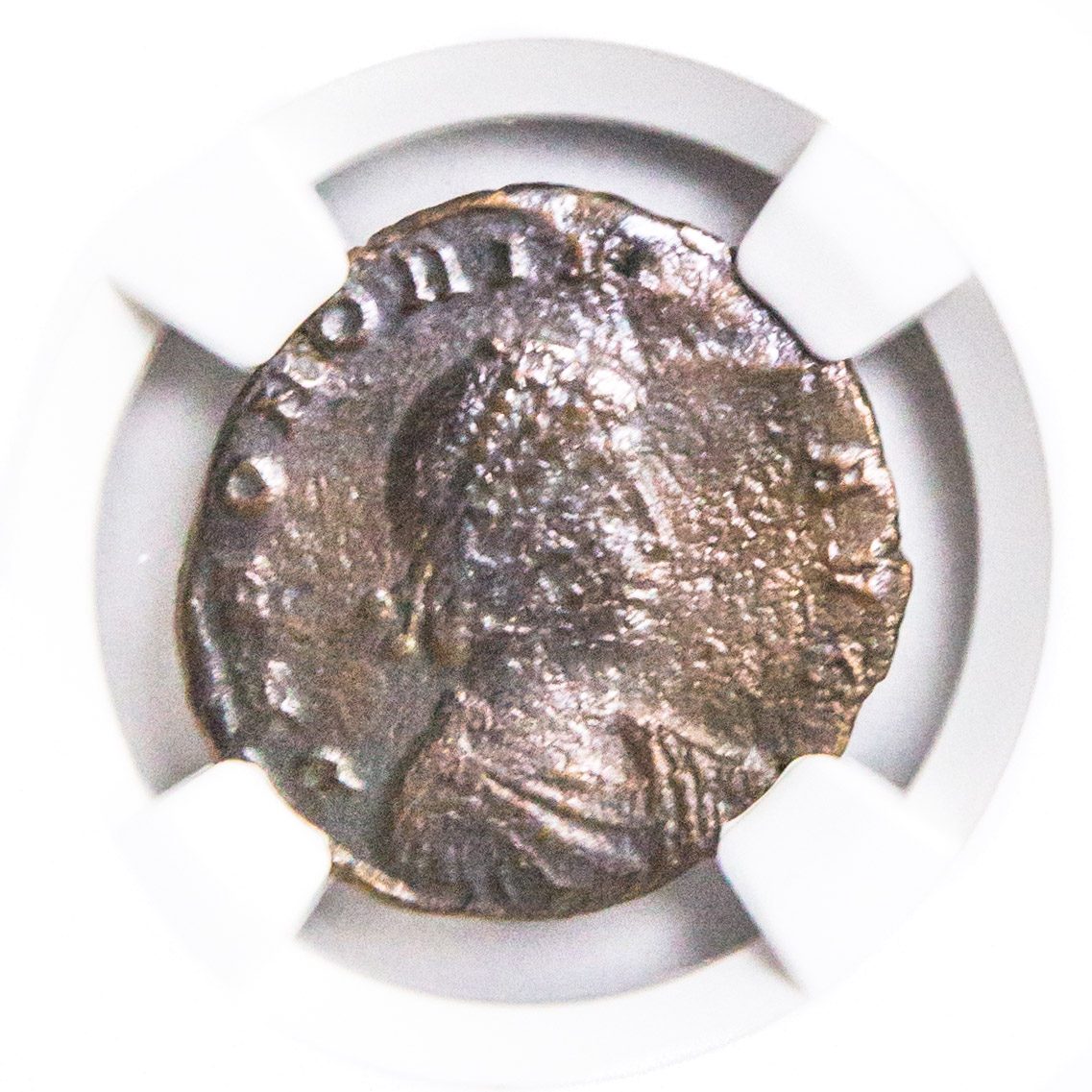 Honorius AE Nummus AD 393-423 NGC F Ancient Roman Coin — image 2