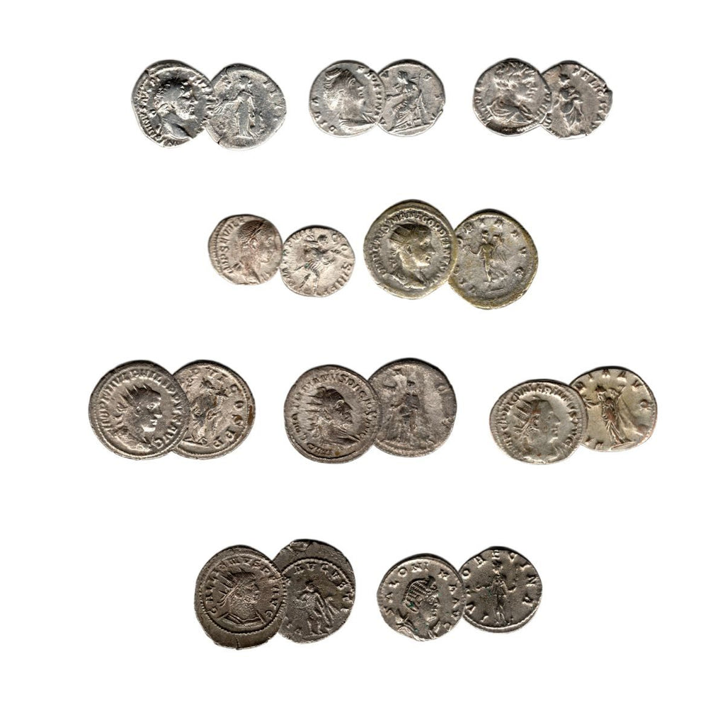Imperial Rome:10 Silver Coins - image 2