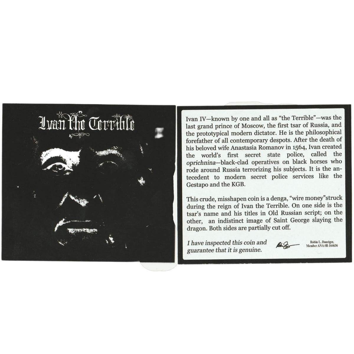 Ivan the Terrible (silver kopek) (budget box) - image 5