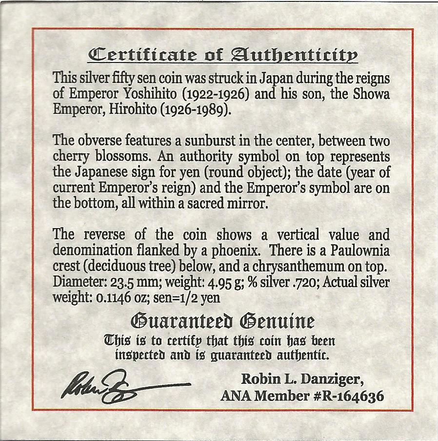 Imperial Japan: Box of Silver Japanese Coin (Black Box) - image 6