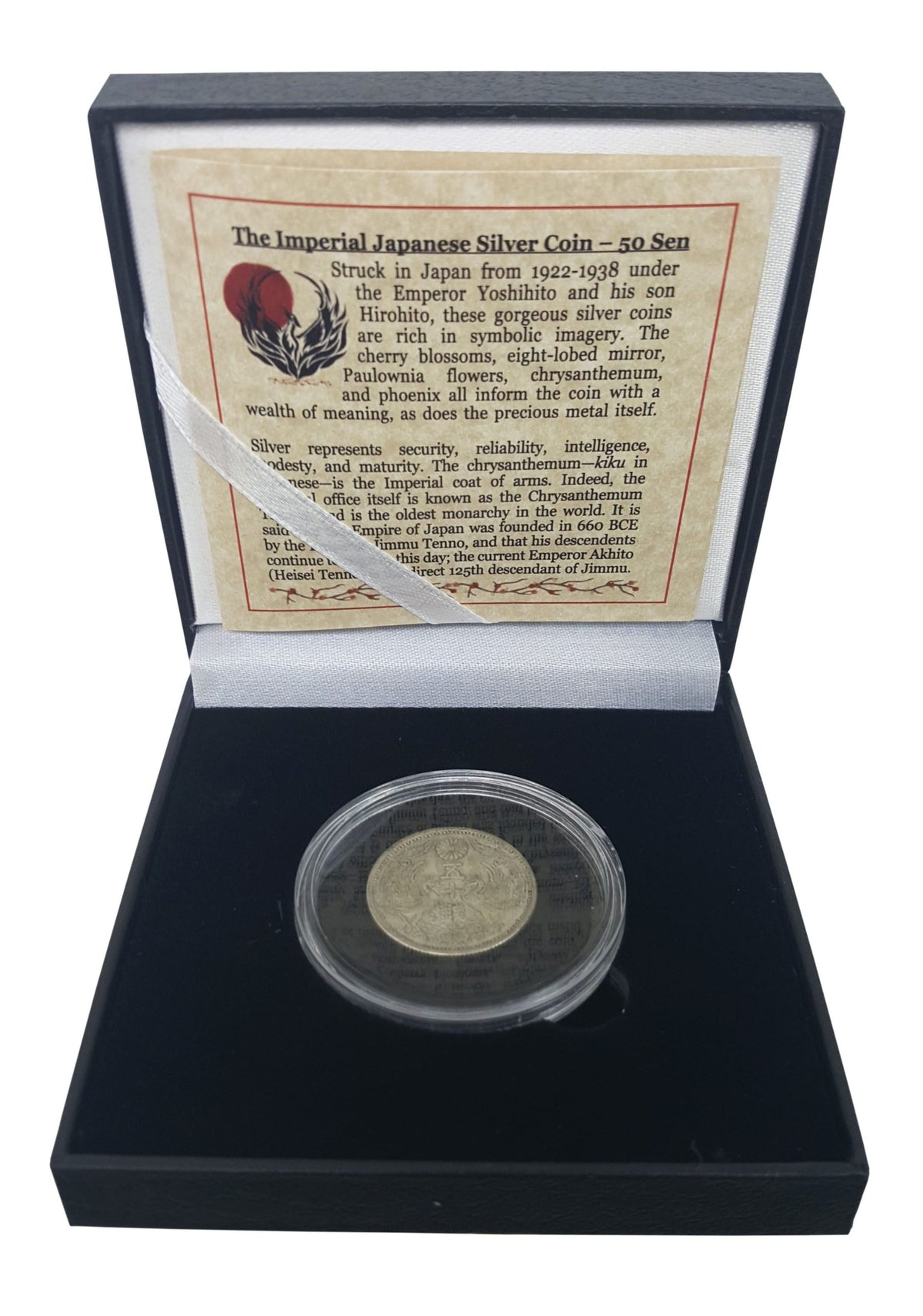 Imperial Japan: Box of Silver Japanese Coin (Black Box)