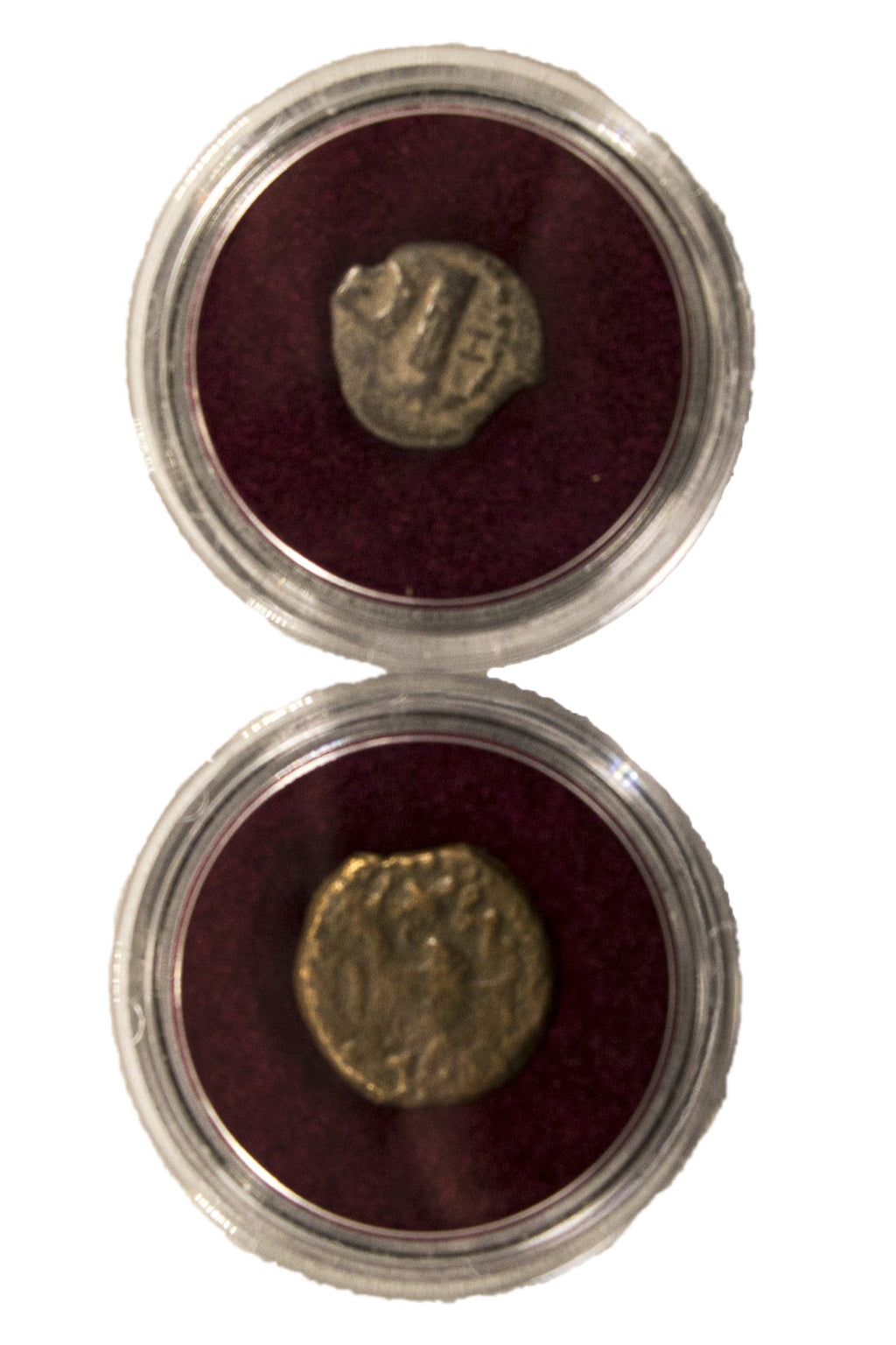 The Jewish Wars with Rome: A Box of 6 Ancient Bronze Roman and Judaean Coins - image 5