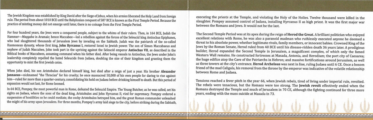 The Jewish Wars with Rome: A Box of 6 Ancient Bronze Roman and Judaean Coins - image 8
