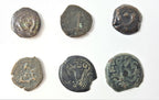 The Jewish Wars with Rome: A Box of 6 Ancient Bronze Roman and Judaean Coins - image 4