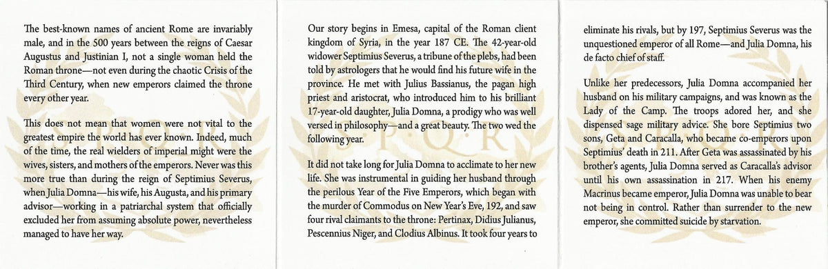 The Most Powerful Woman Who Ever Lived: Box of Silver Roman Denarius of Julia - image 7