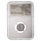 Julia Domna AR Denarius AD 193-217 NGC CH-XF Ancient Roman Coin