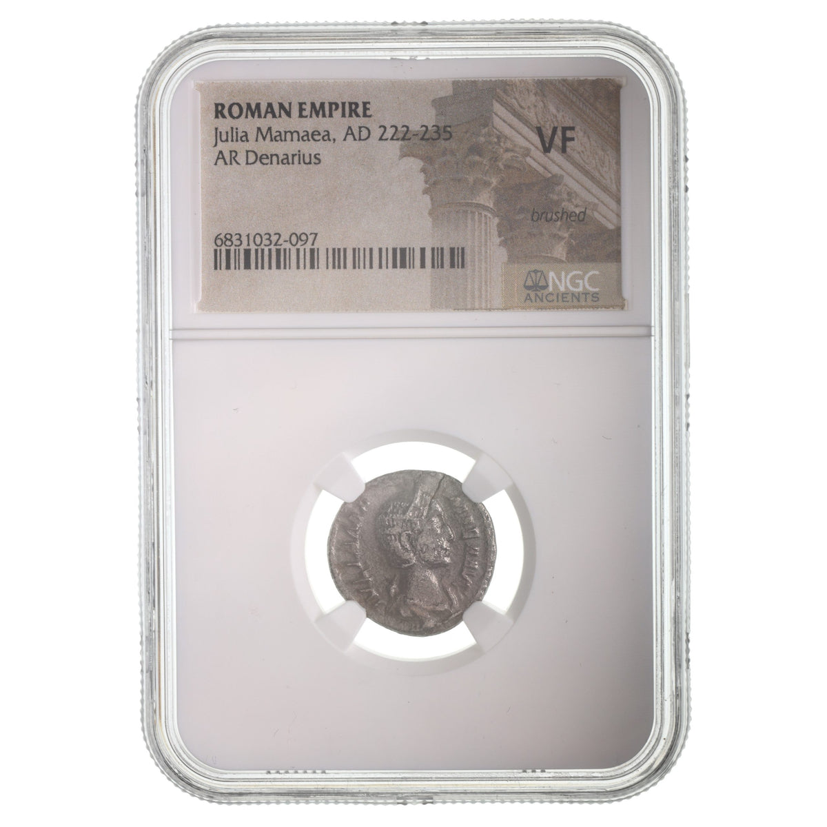 Julia Mamaea AR Denarius AD 222-235 NGC VF Ancient Roman Coin