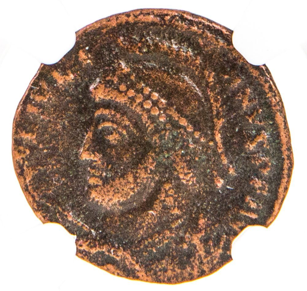 Julian II AE3 Nummus AD 360-363 NGC F Ancient Roman Coin — image 2