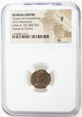 Julian II as Caesar AE3 Nummus AD 360-363 NGC F Ancient Roman Coin