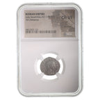 Julia Soaemias Silver Denarius AD 218-222 NGC CH-VF Ancient Roman Coin