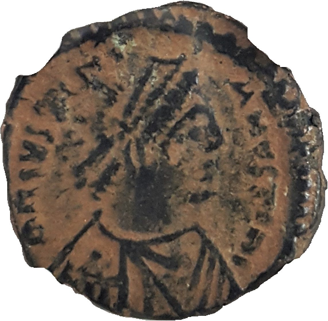 Justinian I AE Pentanummium AD 527-565 NGC Encapsulated Byzantine Coin — image 2
