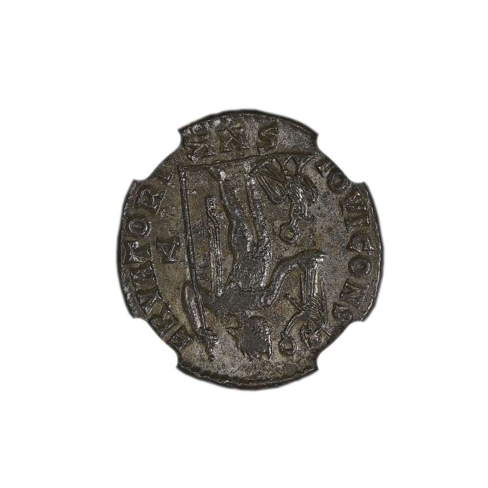Licinius I BI Reduced Nummus AD 308-324 NGC AU Ancient Roman Coin — image 2