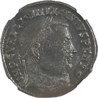 Licinius I BI Reduced Nummus AD 308-324 NGC CH-AU Ancient Roman Coin — image 2