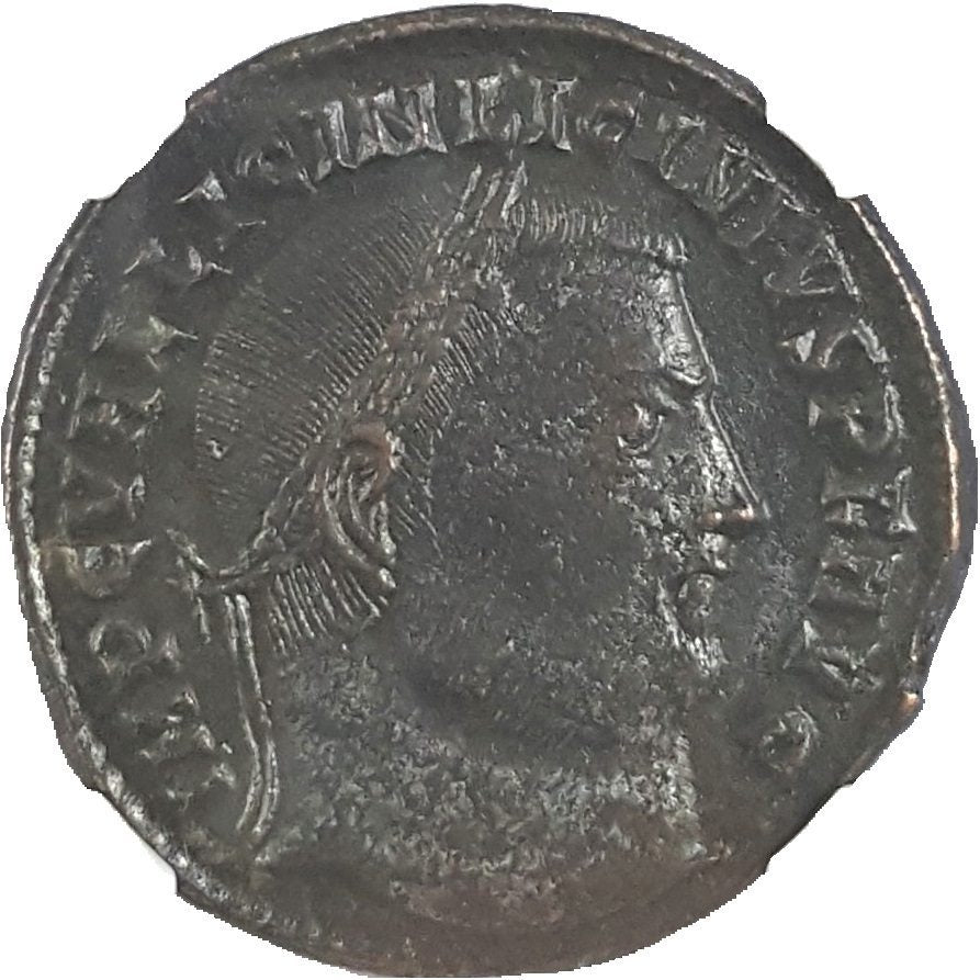 Licinius I BI Reduced Nummus AD 308-324 NGC CH-AU Ancient Roman Coin — image 2