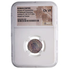 Licinius II BI Reduced Nummus AD 317-324 NGC CH-VF Ancient Roman Coin