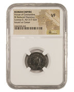 Licinius II BI Reduced Nummus AD 317-324 NGC VF Ancient Roman Coin