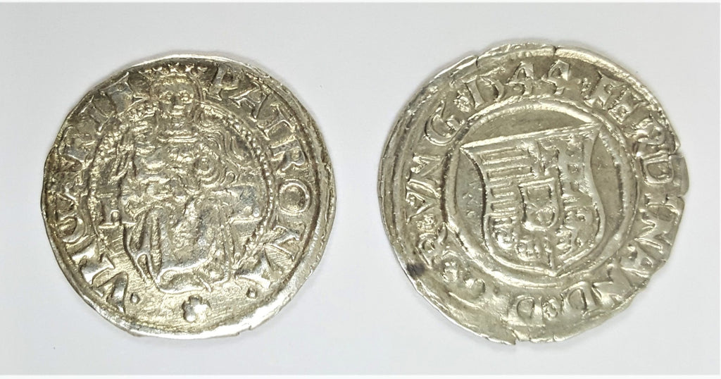 Madonna & Child Box: Virgin Mary and baby Jesus Silver Denar of Hungary - image 3