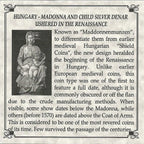 Madonna & Child Box: Virgin Mary and baby Jesus Silver Denar of Hungary - image 4