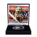 Mauryan Empire: Silver Punch Mark Coin of Ancient India (budget box)