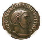 Maximinus II BI Reduced Nummus AD 310-313 NGC VF Ancient Roman Coin — image 4